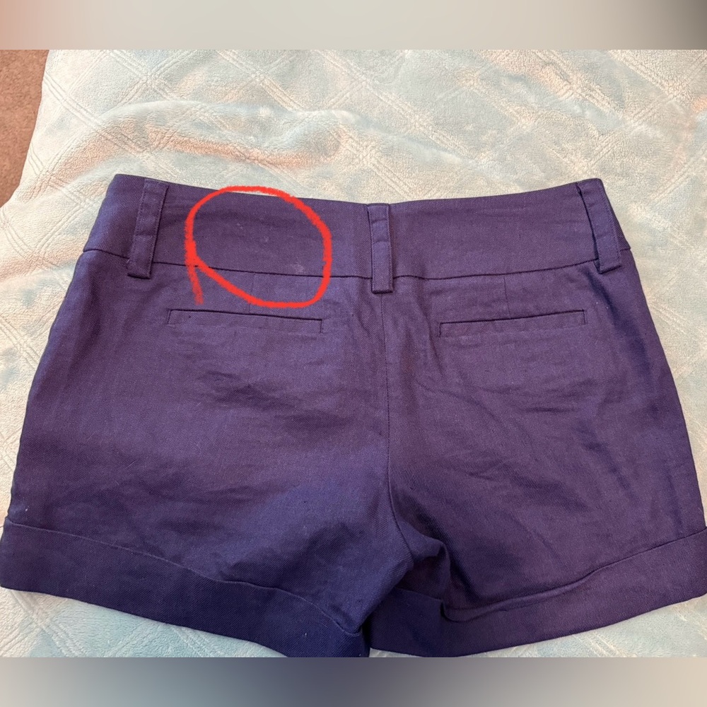Express Women's Navy Shorts - Picture 3 of 8